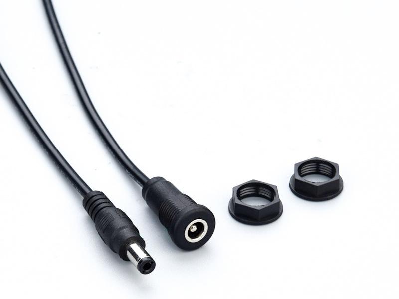 防水dc插頭線戶外太陽(yáng)能路燈線公DC母頭對(duì)插接頭