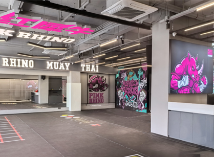 力量與美學(xué)的融合｜粉紅犀牛泰拳館專業(yè)訓(xùn)練空間圓滿交付